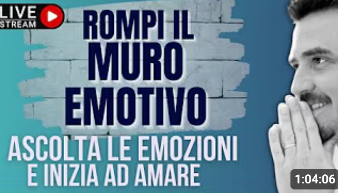 Rompi il muro emotivo