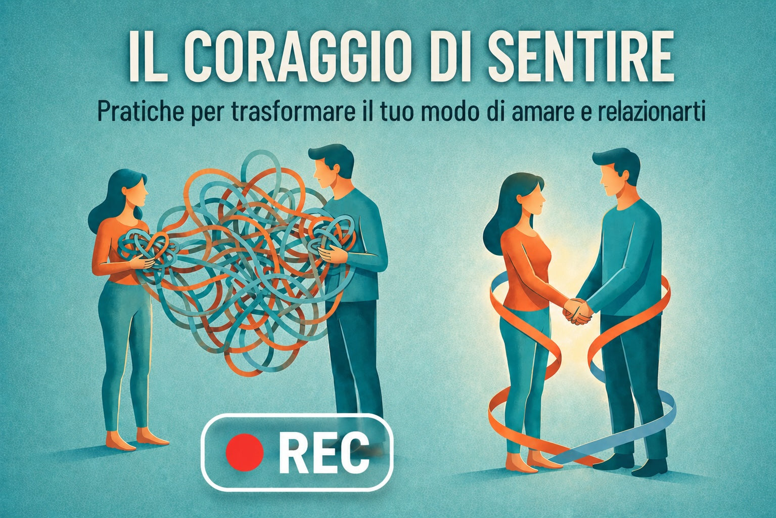 REC WEBINAR ZOOM "Il coraggio di sentire" con Antonio Quaglietta, 10 e 17 giugno 2026